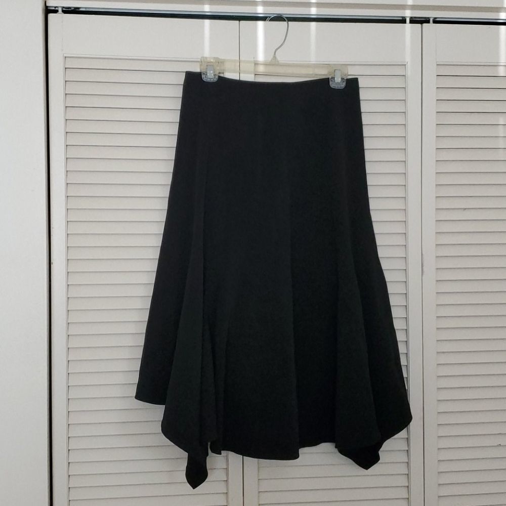 LENA GABRIELLE NY black assymetrical skirt